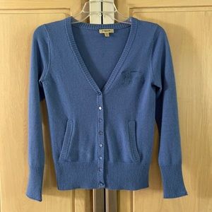 Burberry London women’s v neck cardigan size S